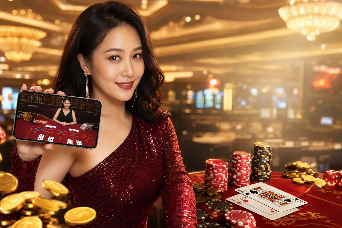 agin88 meja baccarat live casino